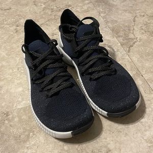 Navy blue sparkle Nikes